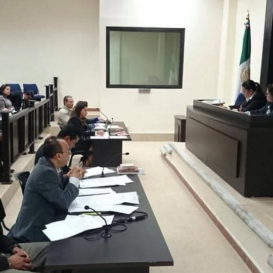 Imagen proporcionada en sala de audiencia